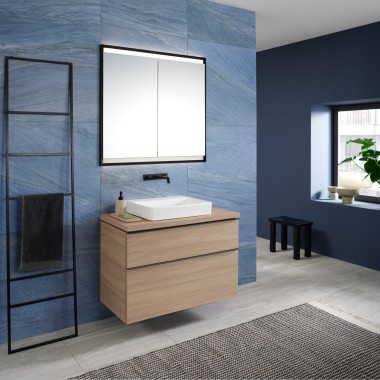 Mix & Match Geberit ONE uzliekama izlietne ar Geberit iCon skapīti Mix & Match Geberit ONE uzliekama izlietne ar Geberit iCon skapīti