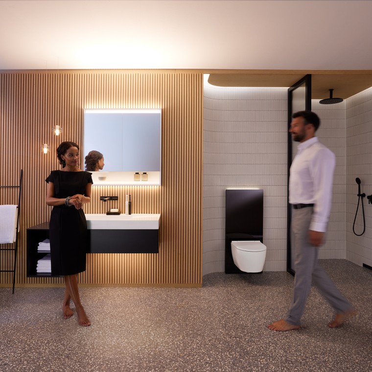Geberit ONE spoguļskapis ar ComfortLight Geberit ONE spoguļskapis ar ComfortLight