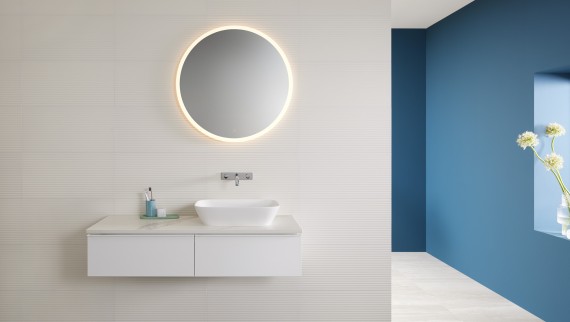 Geberit ONE uzliekama izlietne ar iCon skapīti Geberit ONE uzliekama izlietne ar iCon skapīti
