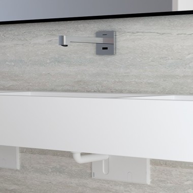 Geberit elektroniski vadāmie izlietnes maisītāji Geberit elektroniski vadāmie izlietnes maisītāji
