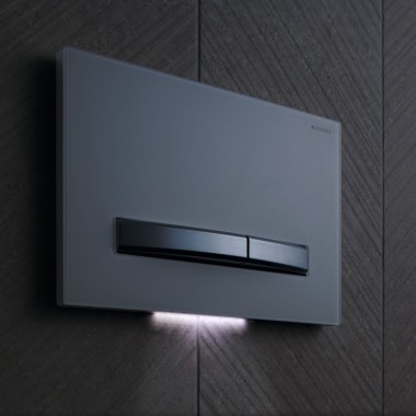 Geberit Sigma50, kvadrātveida, ar orientācijas gaismu