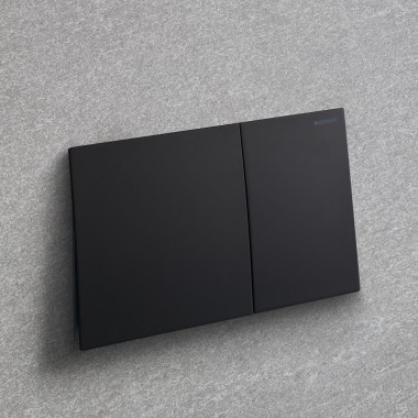 Geberit Sigma70 melnā, matētā krāsā ar viegli tīrāmu pārklājumu Geberit Sigma70 melnā, matētā krāsā ar viegli tīrāmu pārklājumu