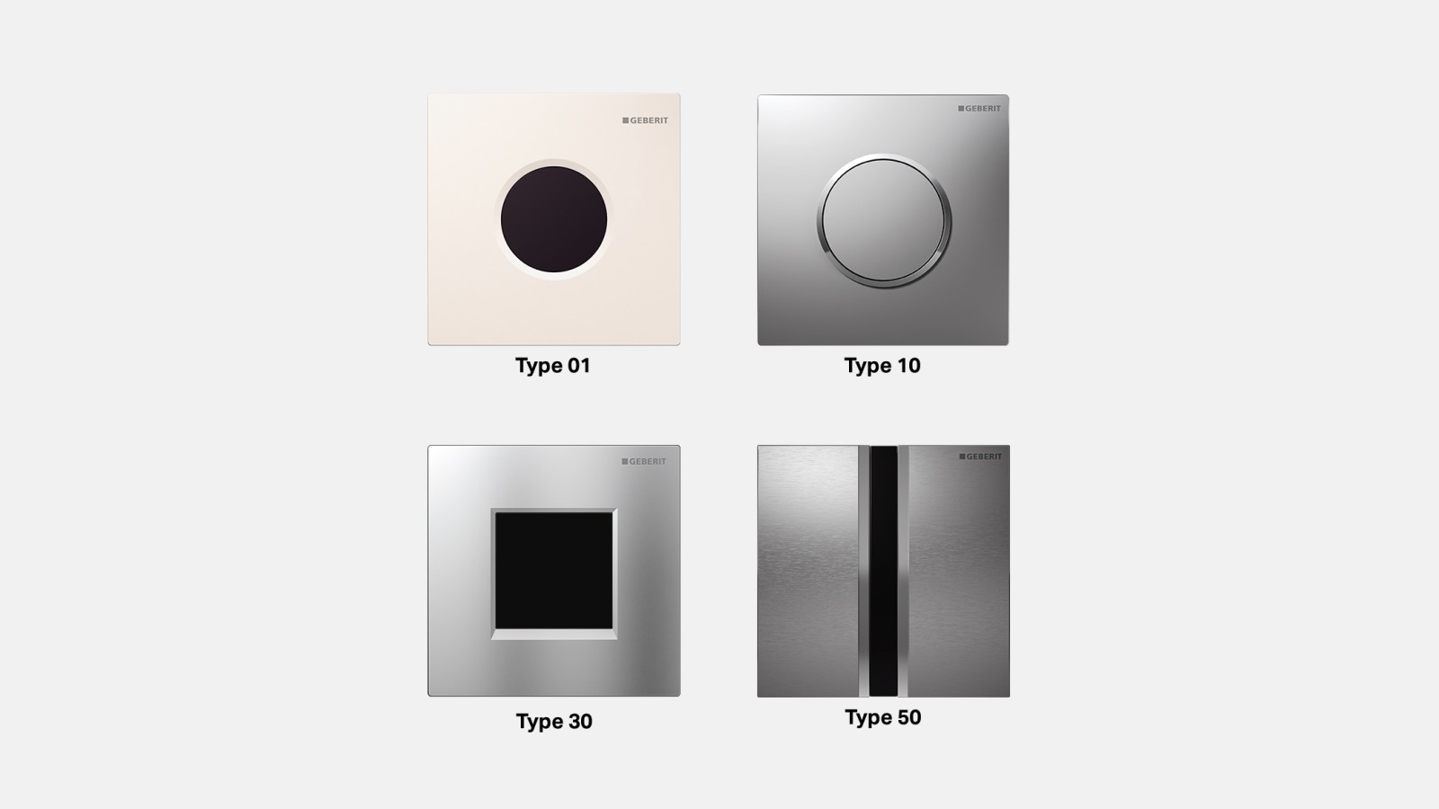 Infrasarkano staru sensora un mehāniskais Geberit pisuāra noskalošanas panelis Infrasarkano staru sensora un mehāniskais Geberit pisuāra noskalošanas panelis