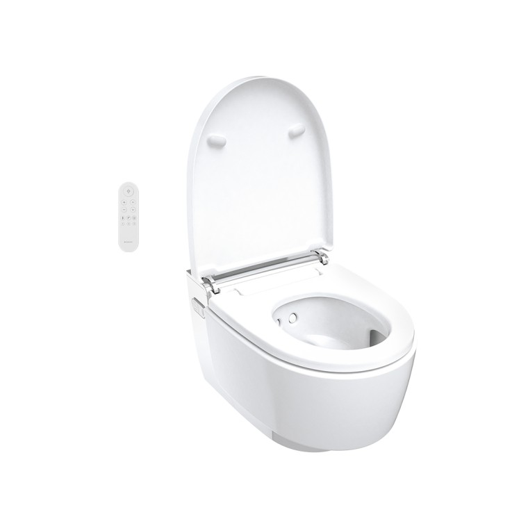 Geberit AquaClean Mera ar atvērtu vāku Geberit AquaClean Mera ar atvērtu vāku