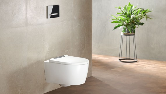 Geberit ONE tualetes pods ar Sigma50 noskalošanas paneli Geberit ONE tualetes pods ar Sigma50 noskalošanas paneli