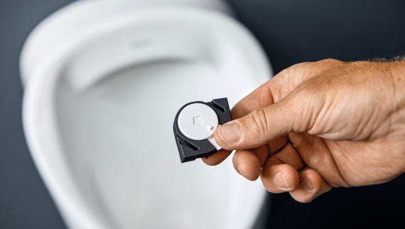 Skalošanas vadotne rūpīgai skalošanai