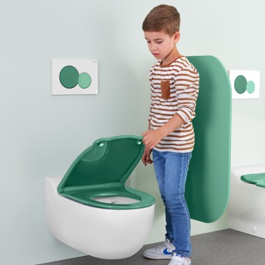 Geberit Bambini pie sienas stiprināmās tualetes bērniem Geberit Bambini pie sienas stiprināmās tualetes bērniem
