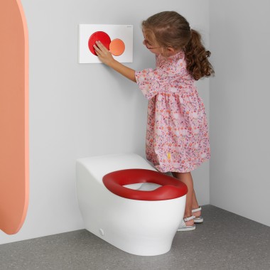 Geberit Bambini grīdas tualetes maziem bērniem līdz 3 gadu vecumam Geberit Bambini grīdas tualetes maziem bērniem līdz 3 gadu vecumam