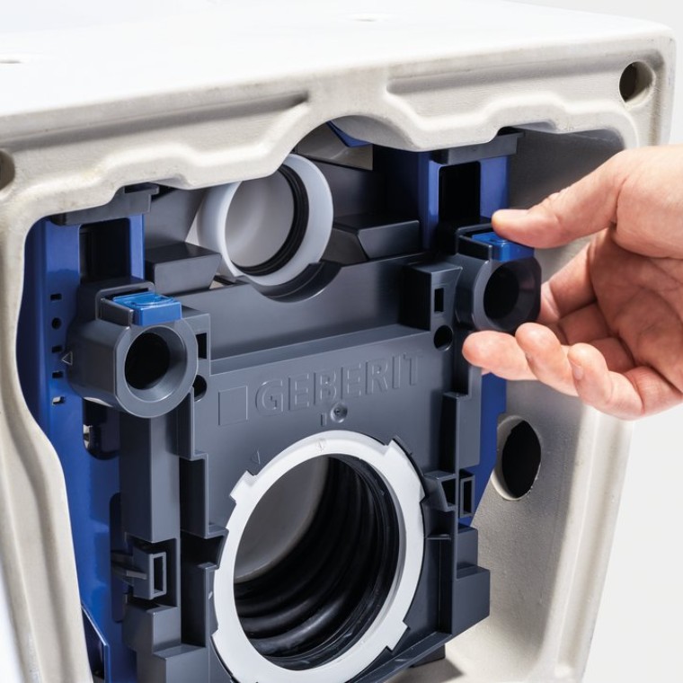 Geberit ONE tualetes pods ar integrētu kapacitāti augstuma regulēšanai Geberit ONE tualetes pods ar integrētu kapacitāti augstuma regulēšanai