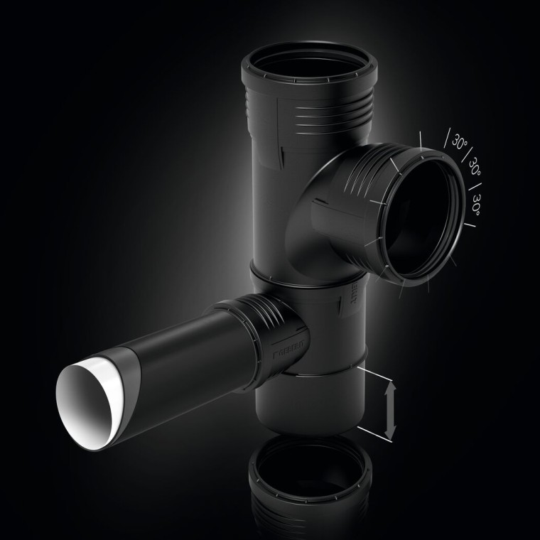 Geberit Silent-PP īpašais veidgabals Geberit Silent-PP īpašais veidgabals