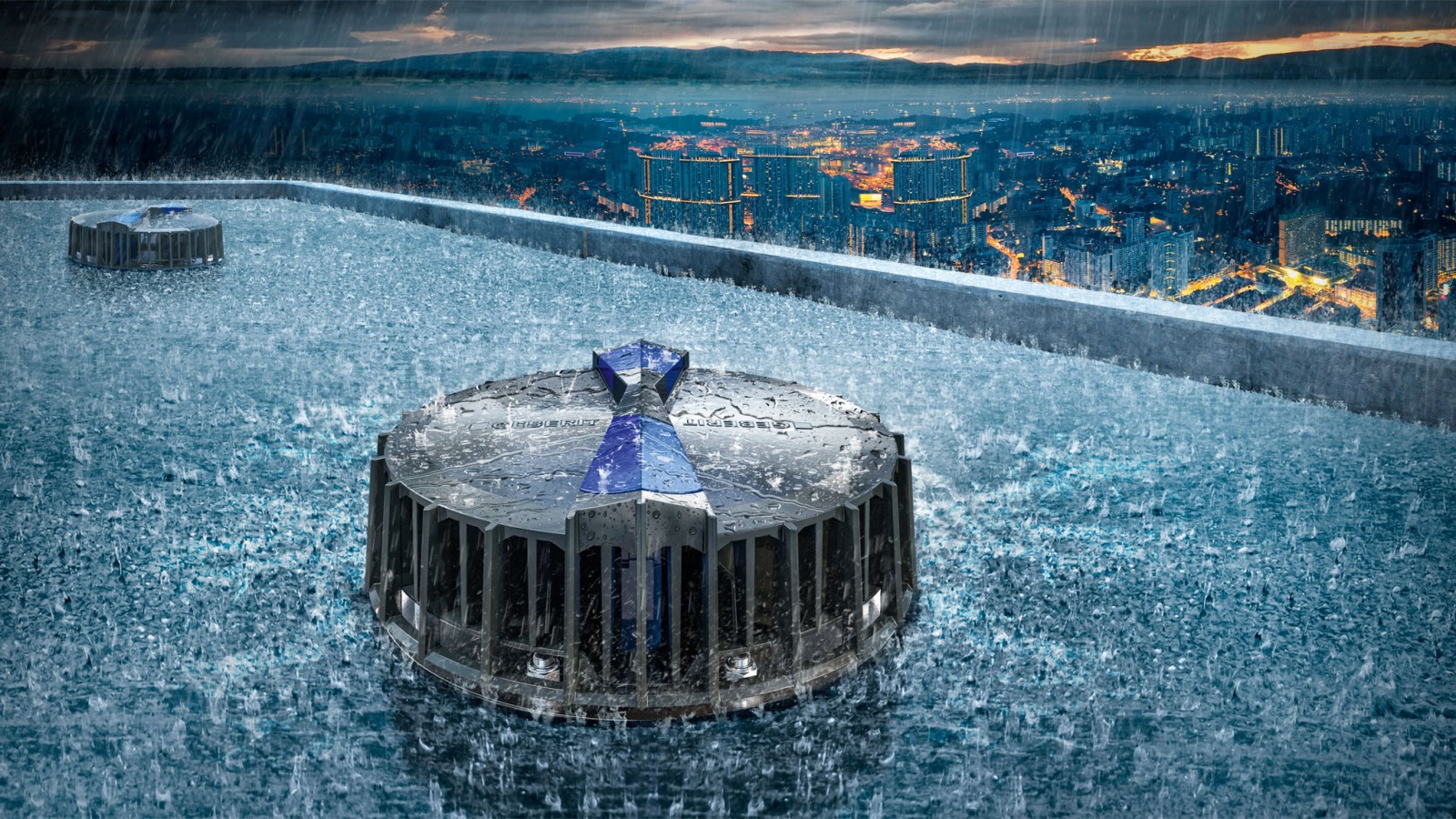 Geberit Pluvia roof drainage