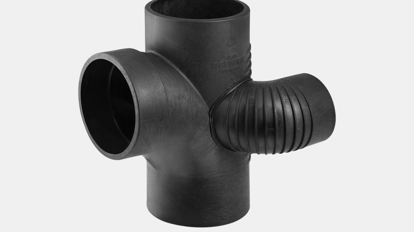 Geberit Silent-db20 šahtas atzars 88,5°, uz kreiso pusi Geberit Silent-db20 šahtas atzars 88,5°, uz kreiso pusi