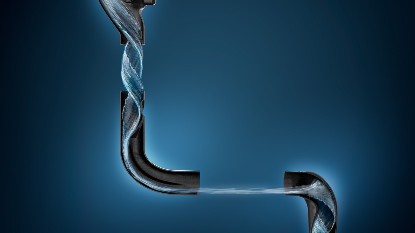 Ar Geberit SuperTube iegūtās vietas vizualizācija Ar Geberit SuperTube iegūtās vietas vizualizācija