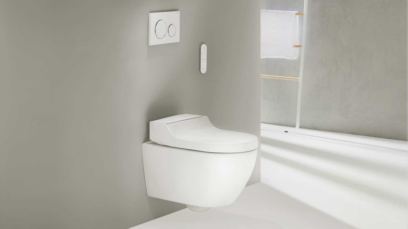 Geberit AquaClean Tuma Comfort ar Sigma20 tālvadības pulti