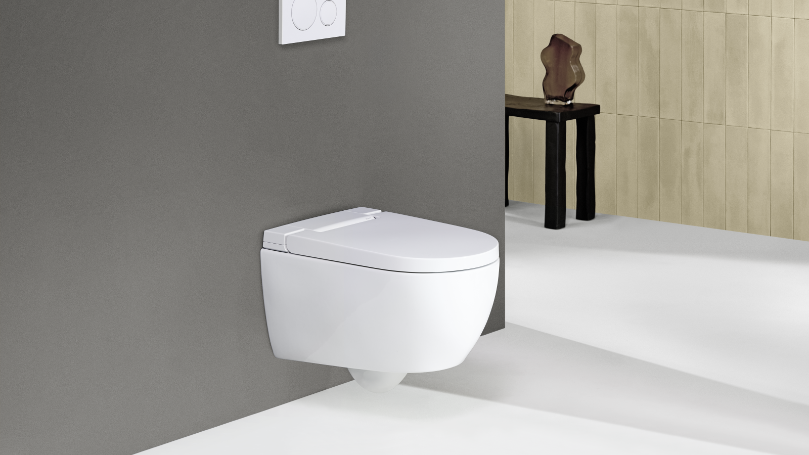 Geberit AquaClean Alba ar Sigma20 tālvadības pulti