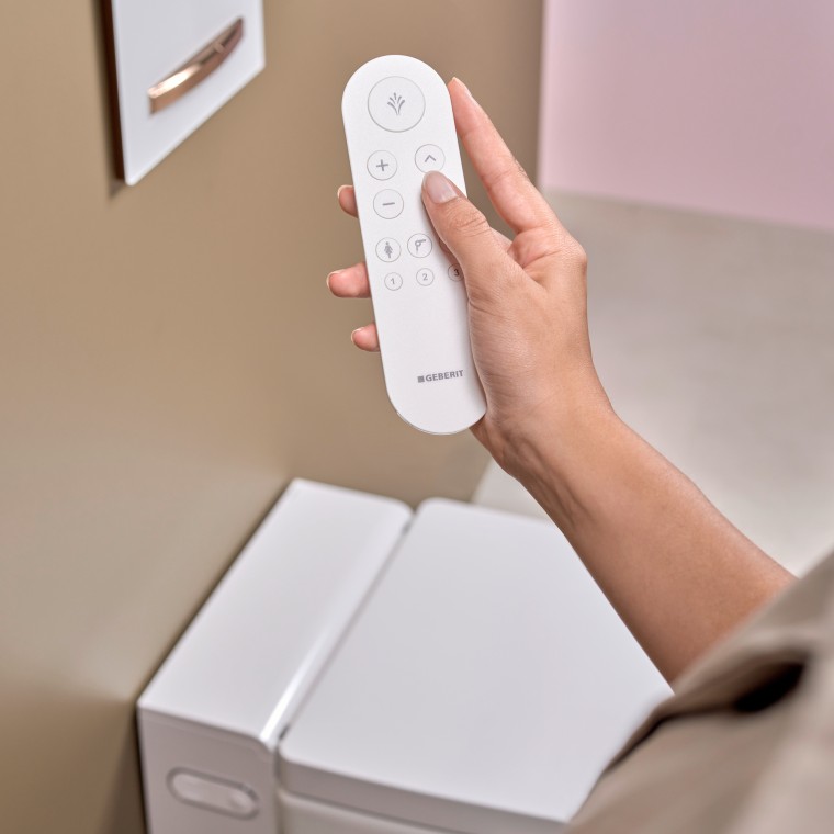 Geberit AquaClean Mera tālvadības pults funkcija Geberit AquaClean Mera tālvadības pults funkcija