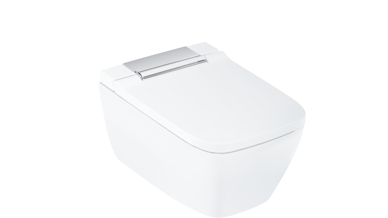 AquaClean Sela square ar spīdīgu hromētu dizaina vāku AquaClean Sela square ar spīdīgu hromētu dizaina vāku