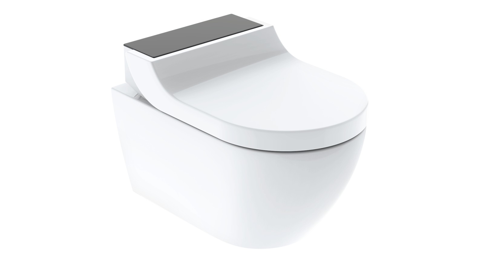 Geberit AquaClean Tuma no melna stikla