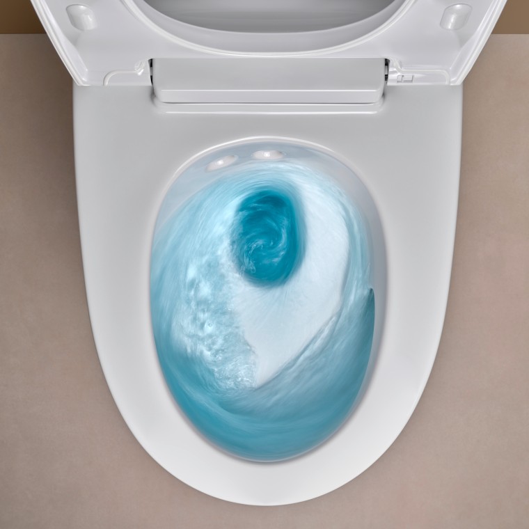 Geberit AquaClean Mera TurboFlush tehnoloģijas funkcija Geberit AquaClean Mera TurboFlush tehnoloģijas funkcija