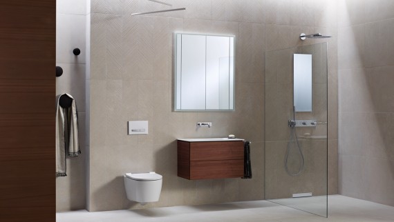 Mūsdienās vannas istabas dizainam ir jābūt ļoti funkcionālam
