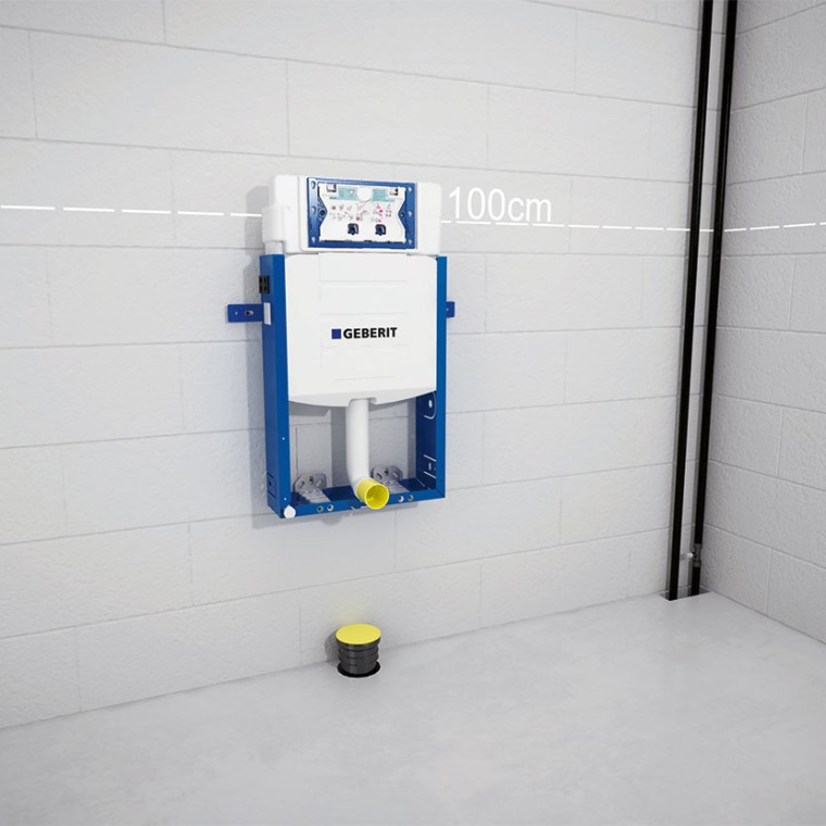 Fixing the Geberit Kombifix concealed cistern