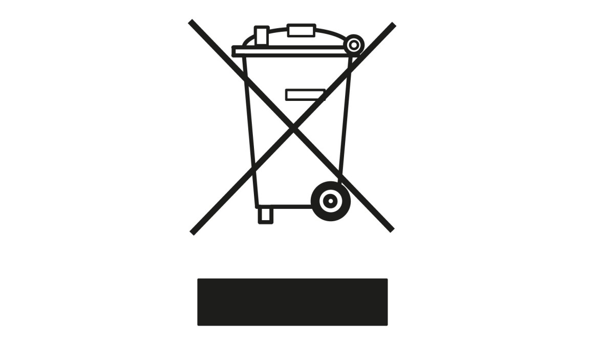 Symbol "Disposal of waste electrical and electronic equipment" Symbol "Disposal of waste electrical and electronic equipment"