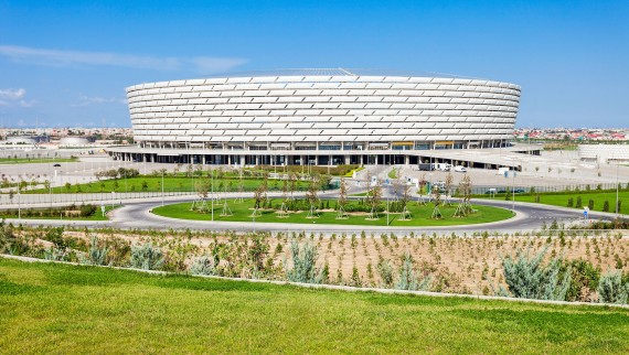 Baku Olimpiskais stadions, © Andrey Khrobostov / Alamy Stock Photo