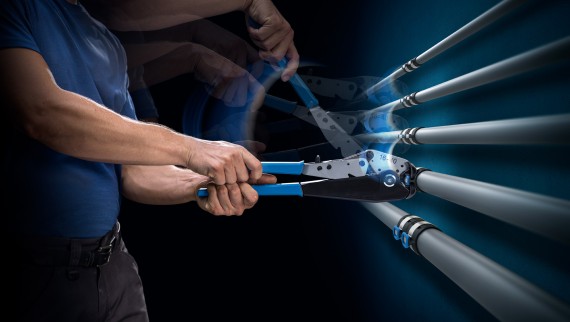 Geberit FlowFit: bez instrumentu mainīšanas Geberit FlowFit: bez instrumentu mainīšanas
