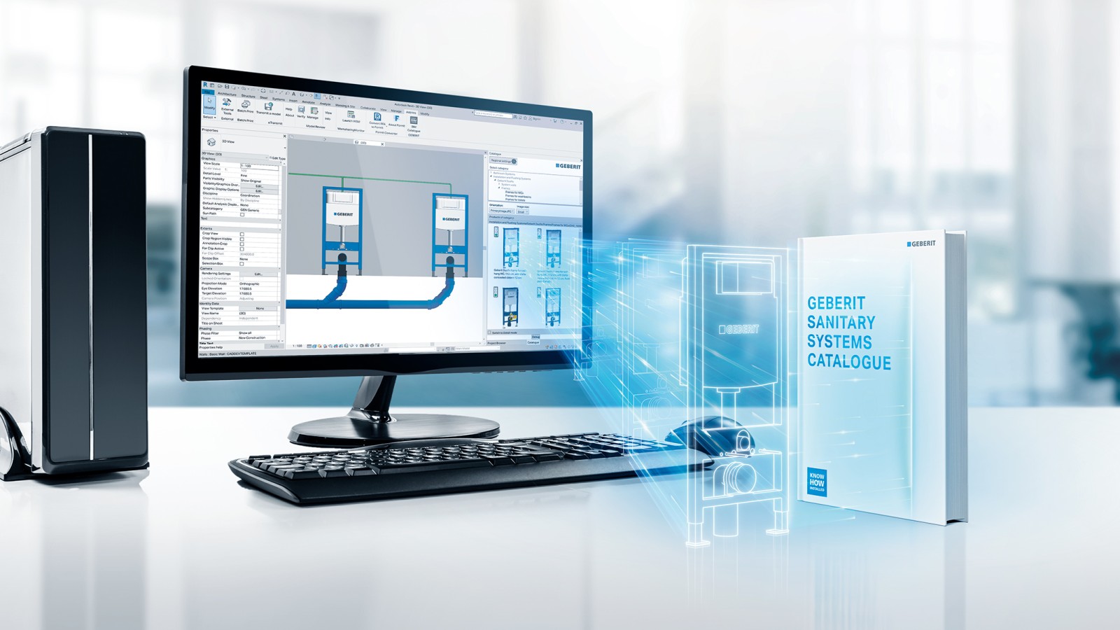 Geberit BIM saturs Autodesk® Revit®