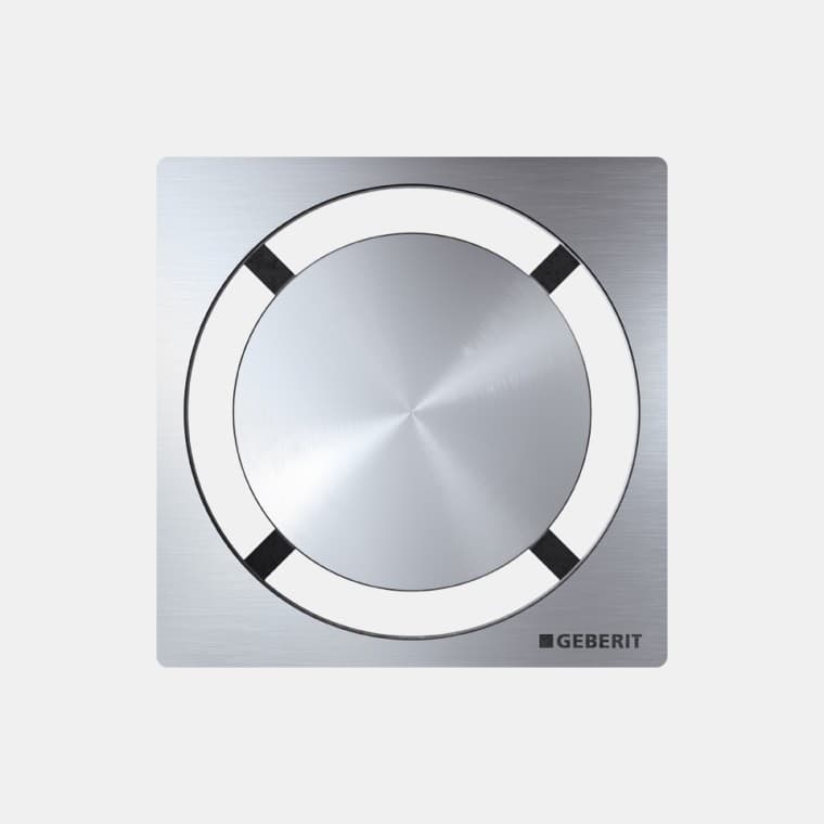 Geberit dušas grīdas notece ar apaļu vāciņa dizainu Geberit dušas grīdas notece ar apaļu vāciņa dizainu