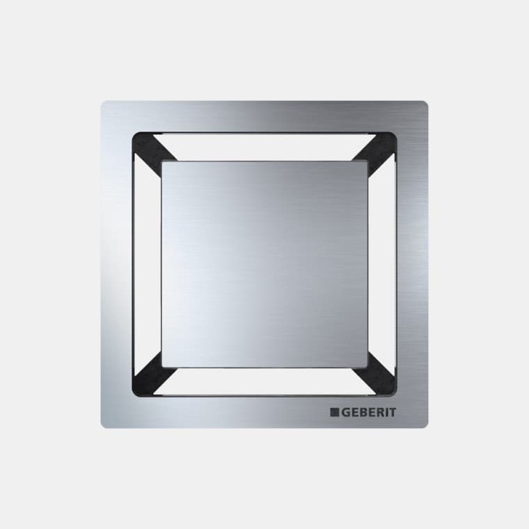 Geberit dušas grīdas notece ar kvadrātveida vāciņu Geberit dušas grīdas notece ar kvadrātveida vāciņu