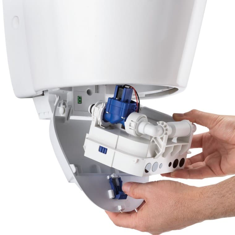 Geberit pisuāru vadības sistēma dokstacijā Geberit pisuāru vadības sistēma dokstacijā