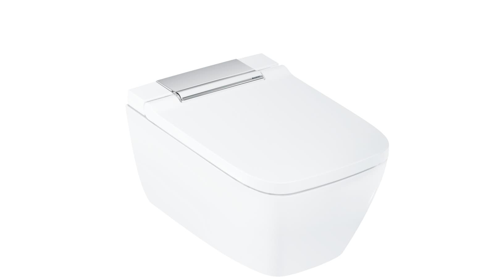 AquaClean Sela square ar spīdīgu hromētu dizaina vāku AquaClean Sela square ar spīdīgu hromētu dizaina vāku