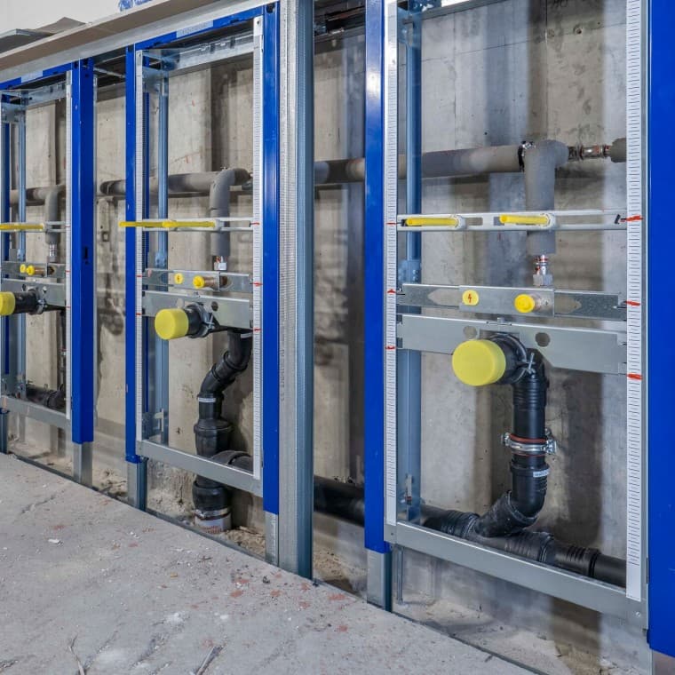 Uzstādīšana ar Geberit Duofix Uzstādīšana ar Geberit Duofix