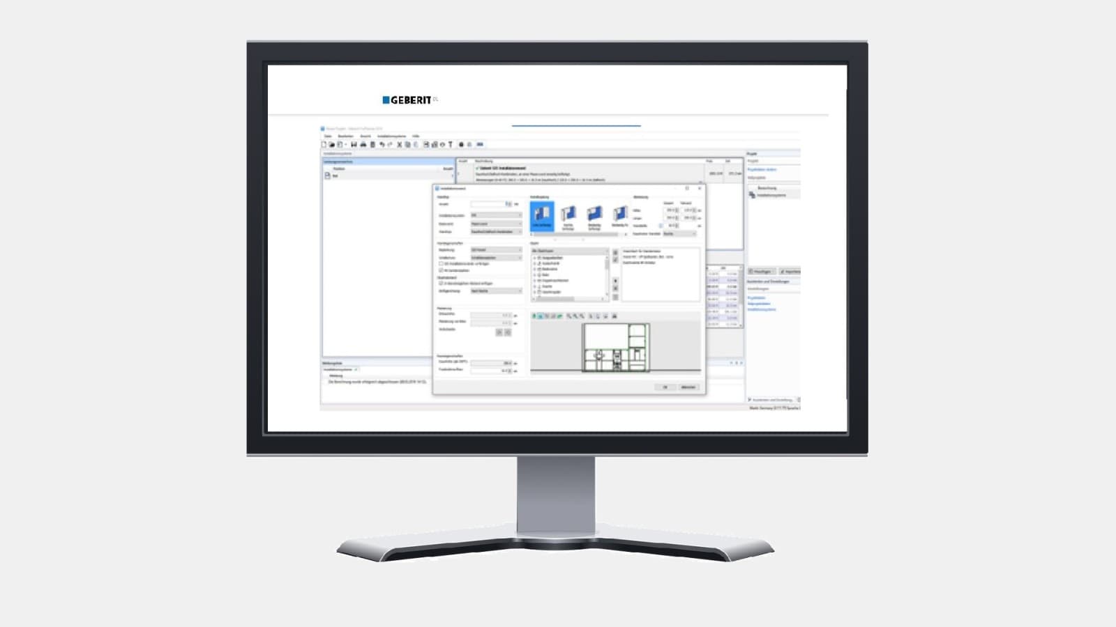 Geberit piedāvā plašu digitālās plānošanas rīku klāstu profesionāļiem, piemēram, Geberit ProPlanner Geberit piedāvā plašu digitālās plānošanas rīku klāstu profesionāļiem, piemēram, Geberit ProPlanner