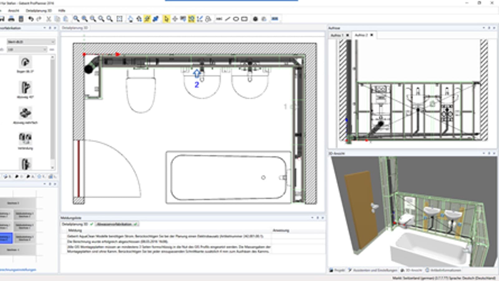 Notekūdeņu novadīšanas sistēmas sagatavošana, izmantojot programmatūru Geberit ProPlanner Notekūdeņu novadīšanas sistēmas sagatavošana, izmantojot programmatūru Geberit ProPlanner
