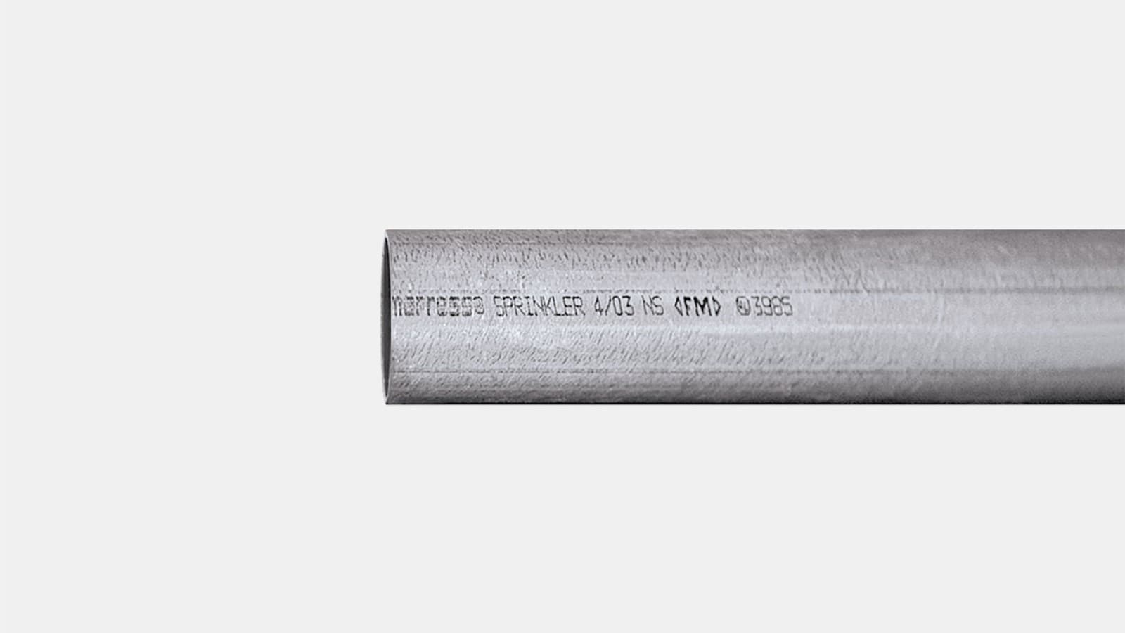 Geberit Mapress cinkota tērauda sistēmas caurule, cinkota gan no iekšpuses, gan ārpuses Geberit Mapress cinkota tērauda sistēmas caurule, cinkota gan no iekšpuses, gan ārpuses