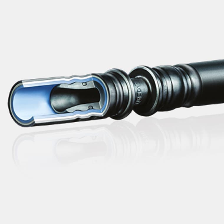 Geberit Mepla savienojums starp veidgabalu un cauruli Geberit Mepla savienojums starp veidgabalu un cauruli