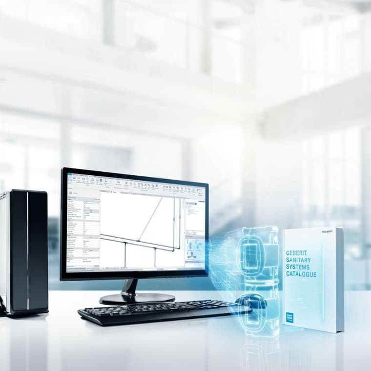 Izmantojiet priekšrocības, ko sniedz dati, uz kuriem varat paļauties, plānojot Geberit FlowFit Izmantojiet priekšrocības, ko sniedz dati, uz kuriem varat paļauties, plānojot Geberit FlowFit